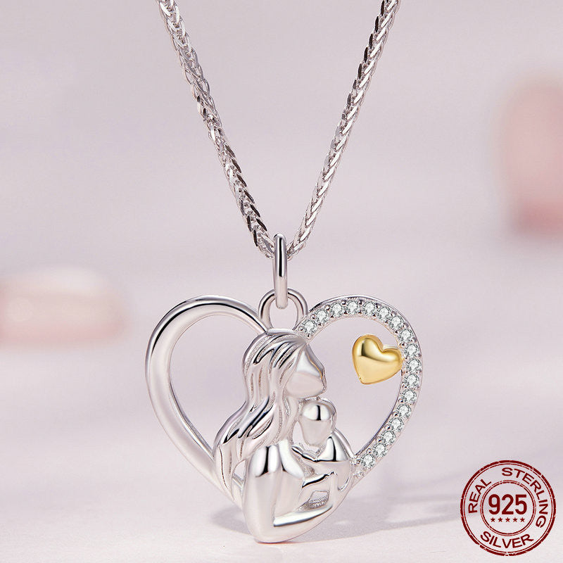 S925 Mother And Child Love Everything With Light Luxury Jewelry Accessories